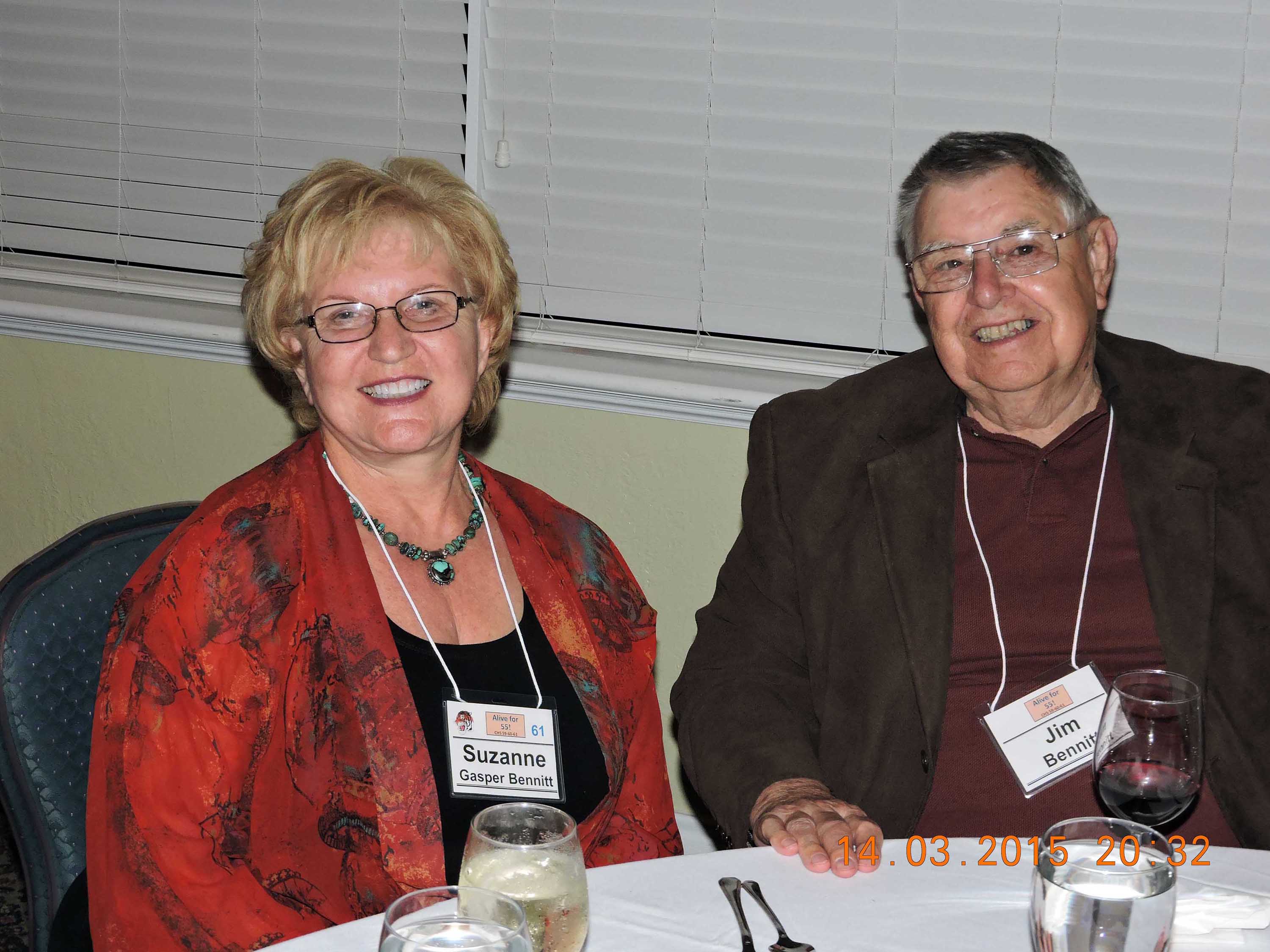 Jim and Suzanne Gasper Bennitt