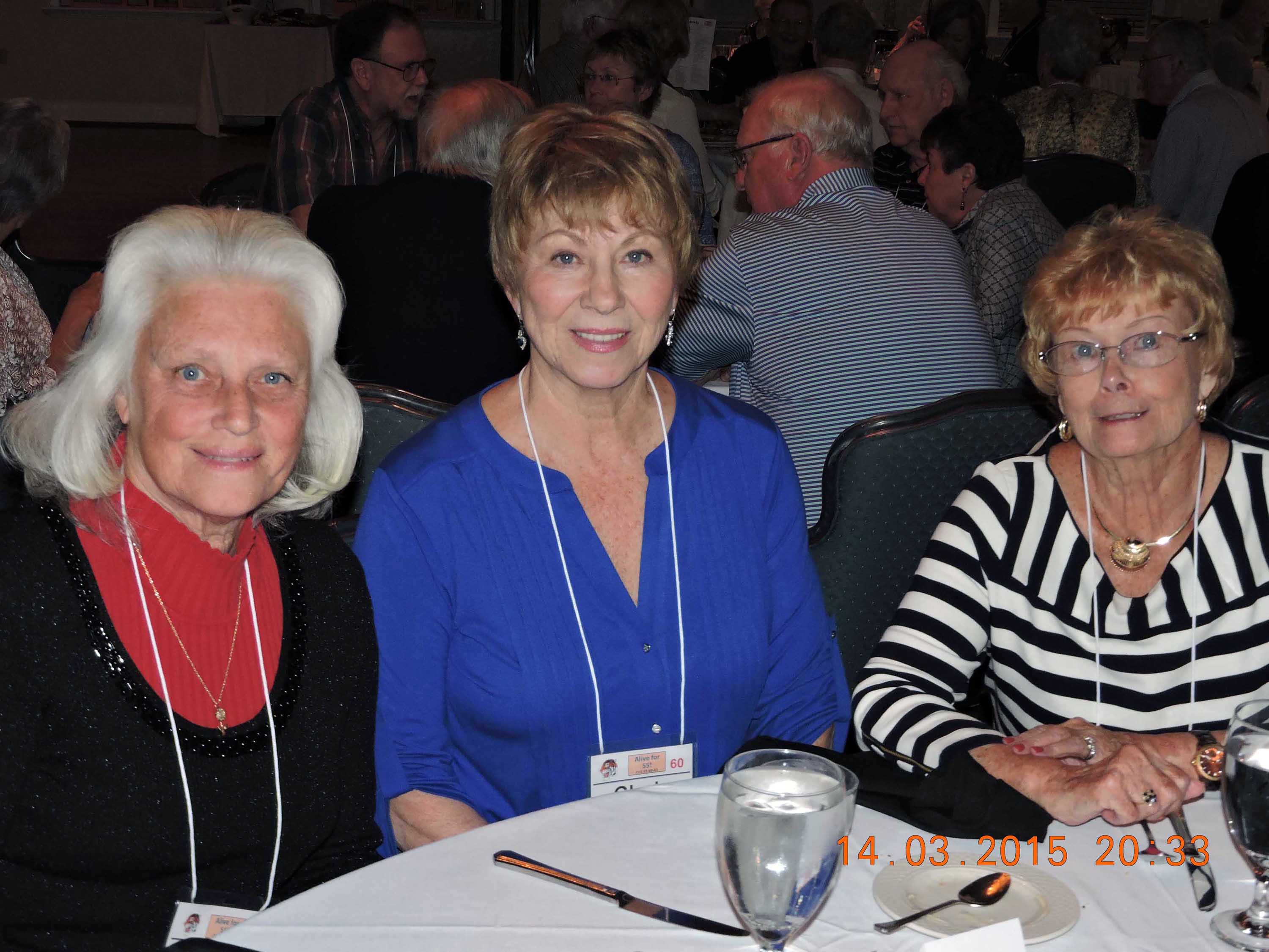 Sherrie Gentry Hinkley, Gloria Foose Peters, Lois Butt Ponder